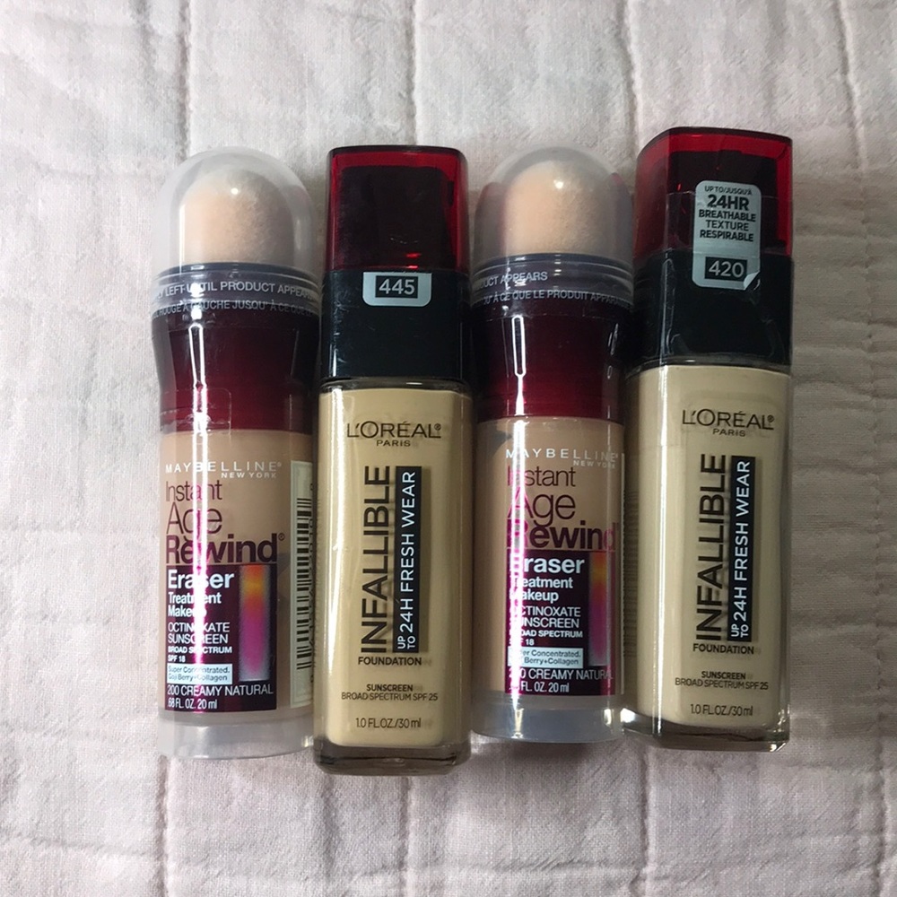 Maybeline / L’oréal Paris Foundation BUNDLE